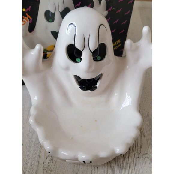 NCE Its alive! Ghost candy dish AS IS boo halloween home decor - Picture 5 of 10
